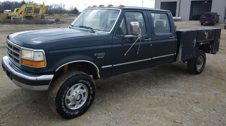 image for item 1101 1995 Ford F350 crew pickup