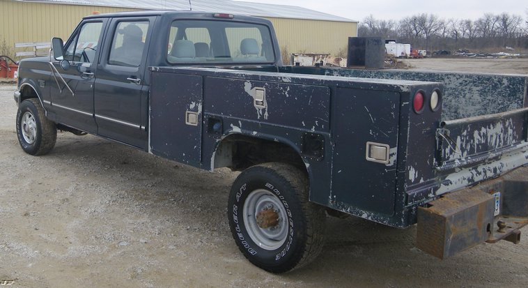 image for item 1101 1995 Ford F350 crew pickup