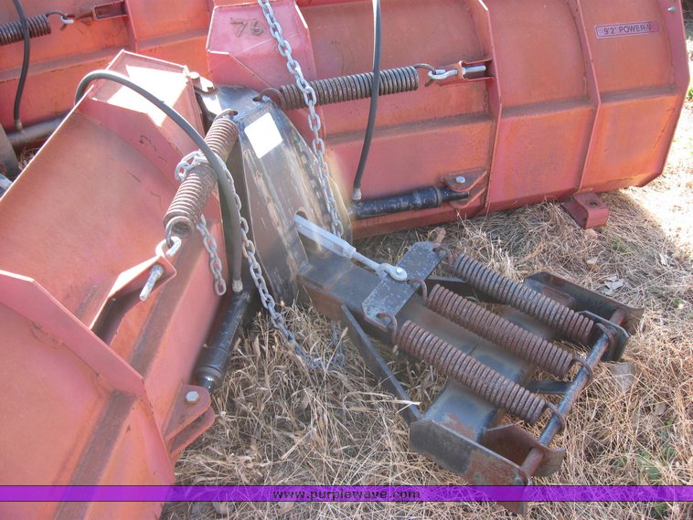 image for item 3020 Boss Power V 9'2" adjustable snow blade