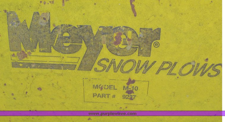 image for item 3037 Myers M-10 10' truck-mount snow blade