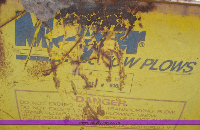 image for item 3041 Myers M-10 7'6" truck-mount snow blade