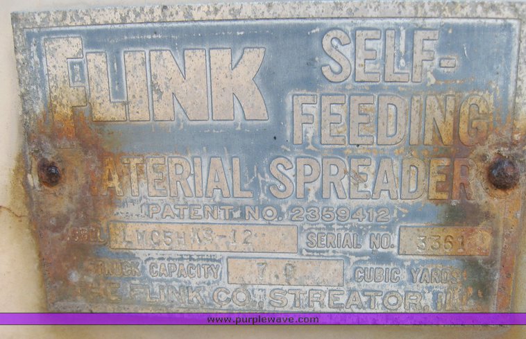 image for item 3049 Flink LMC5HKS-12 stainless steel spreader box