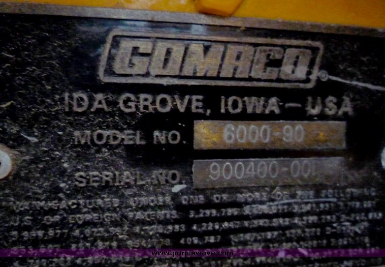 image for item 3116 1994 Gomaco GT6000-90 curb machine