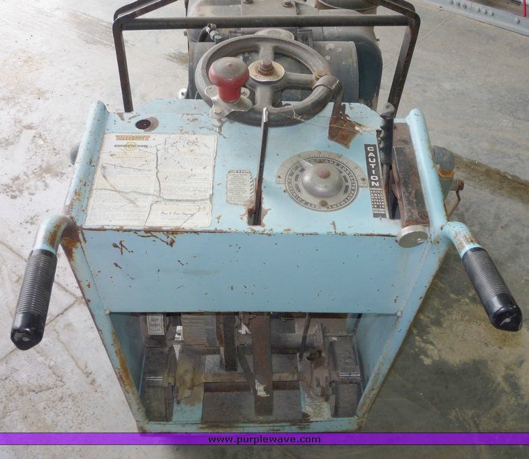 image for item 3118 Target concrete saw with 14" blade