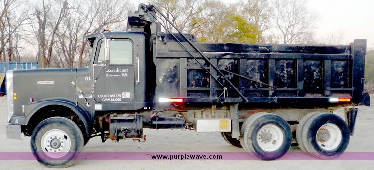 image for item 4097 1987 Freightliner FLC 120 dump truck