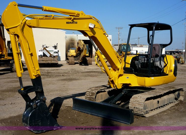 image for item 4195 1995 Komatsu PC45 mini excavator