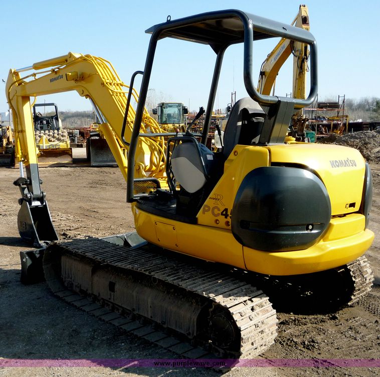 image for item 4195 1995 Komatsu PC45 mini excavator