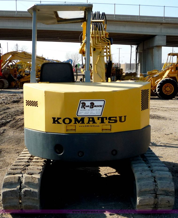 image for item 4198 Komatsu PC38UU excavator
