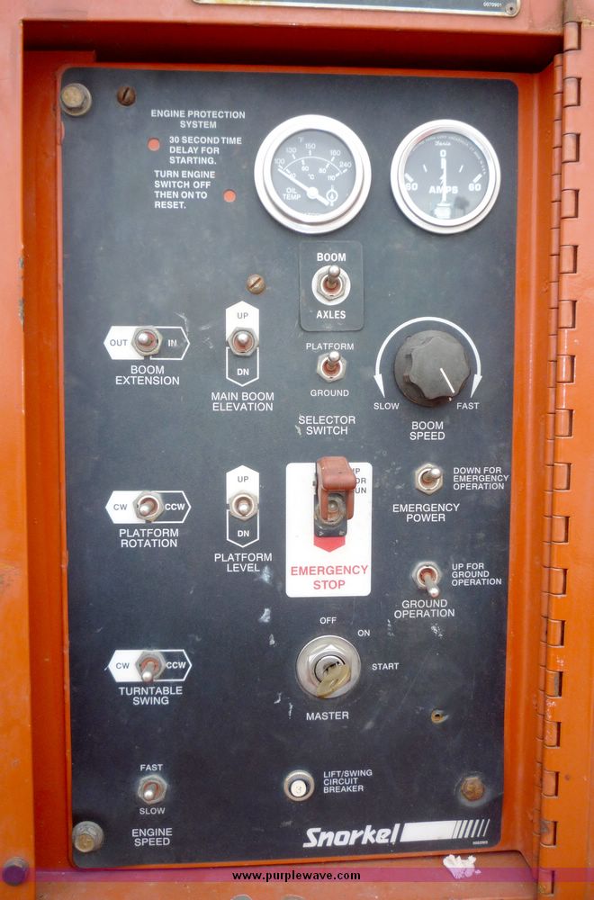image for item 5080 1999 Snorkel TB-A80RDZ boom lift