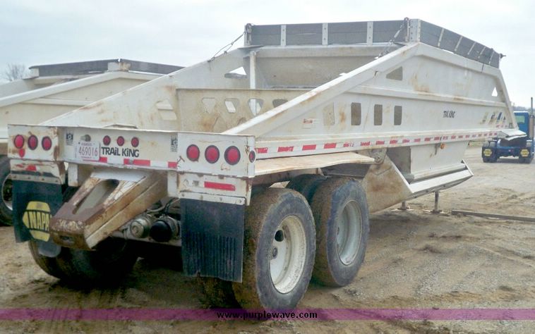 image for item 5160 1994 Trail King 40' belly dump trailer