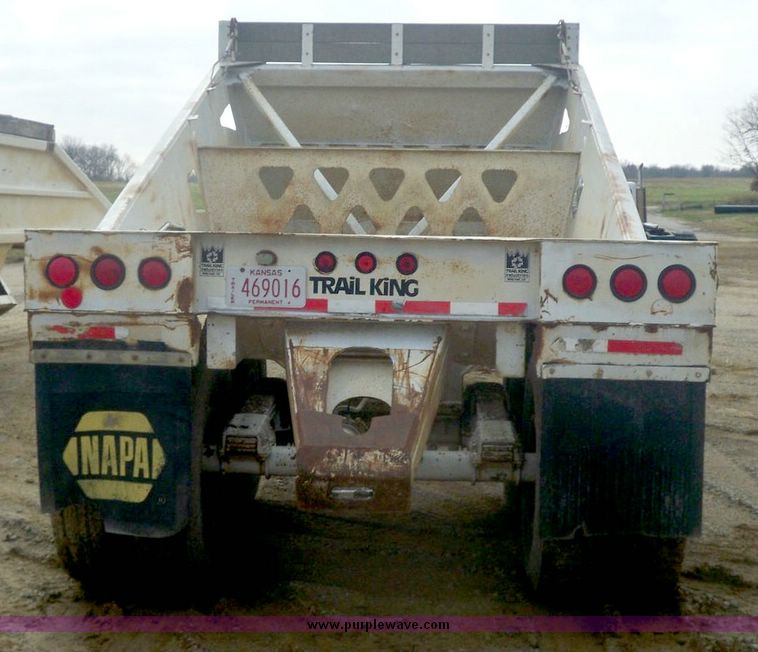 image for item 5160 1994 Trail King 40' belly dump trailer