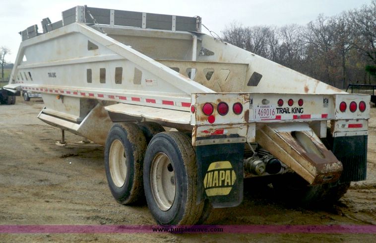 image for item 5160 1994 Trail King 40' belly dump trailer