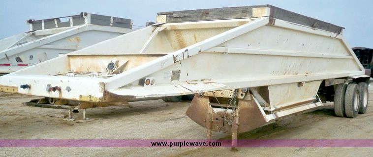 image for item 5161 1989 Load King 40' belly dump trailer