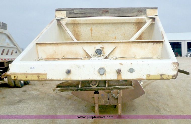 image for item 5161 1989 Load King 40' belly dump trailer