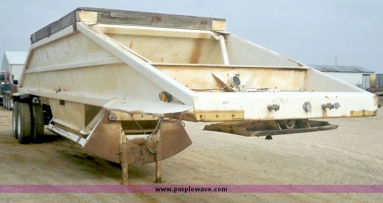 image for item 5161 1989 Load King 40' belly dump trailer