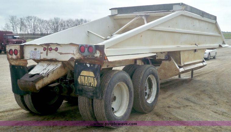 image for item 5161 1989 Load King 40' belly dump trailer