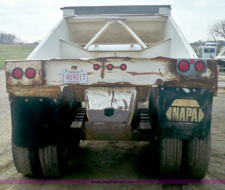 image for item 5161 1989 Load King 40' belly dump trailer