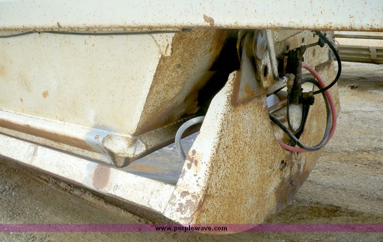 image for item 5161 1989 Load King 40' belly dump trailer