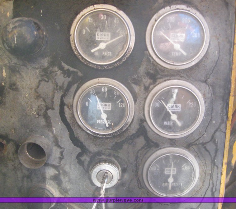 image for item 6595 Clark Michigan 55B rubber tired wheel loader