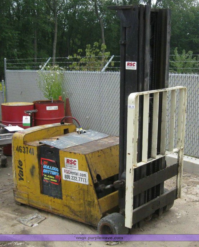 image for item 6504 2003 Yale wide based electric fork lift