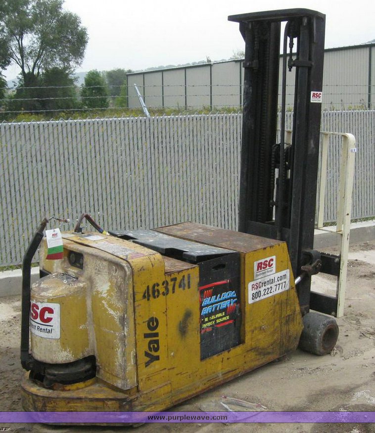 image for item 6504 2003 Yale wide based electric fork lift