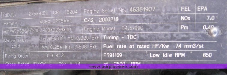 image for item 6596 2004 SkyTrack 6042 telehandler