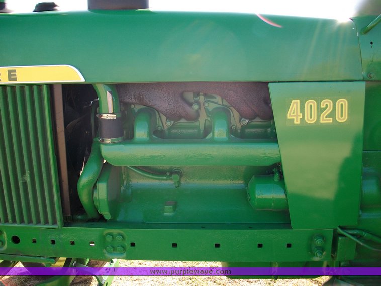 image for item 1300 1969 John Deere 4020 tractor