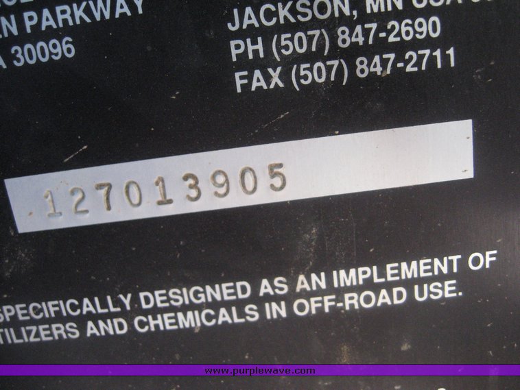 image for item 3732 2005 Rogator 1274C self propelled dry fertilizer spreader