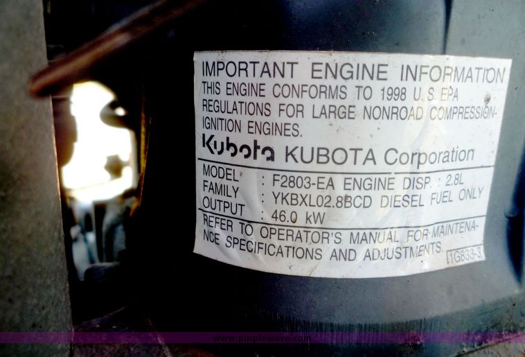 image for item 5062 2000 Kubota M4900 MFWD utility tractor