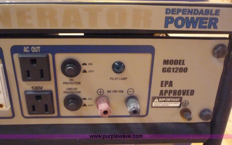 image for item 5068 1,200 watt generator