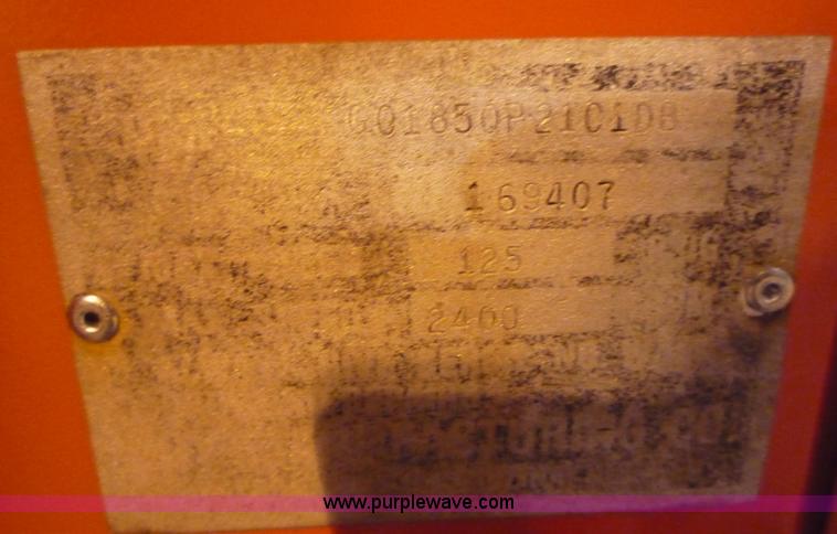 image for item 5070 1988 Joy 125 air compressor