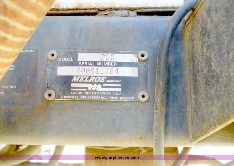 image for item 5085 Melroe Spray Coupe 220 wide front