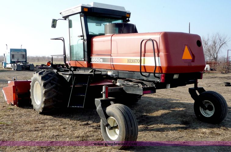 image for item 5126 2002 Hesston 8550 self propelled swather