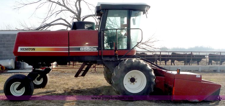 image for item 5126 2002 Hesston 8550 self propelled swather