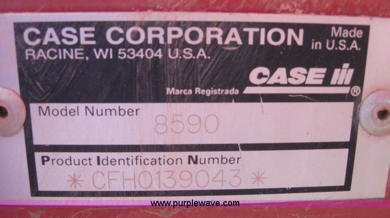 image for item 9001 1998 Case IH 8590 large square 4x4 baler