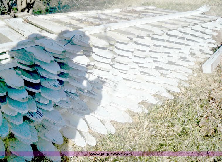image for item 5262 (15) sections of white fence