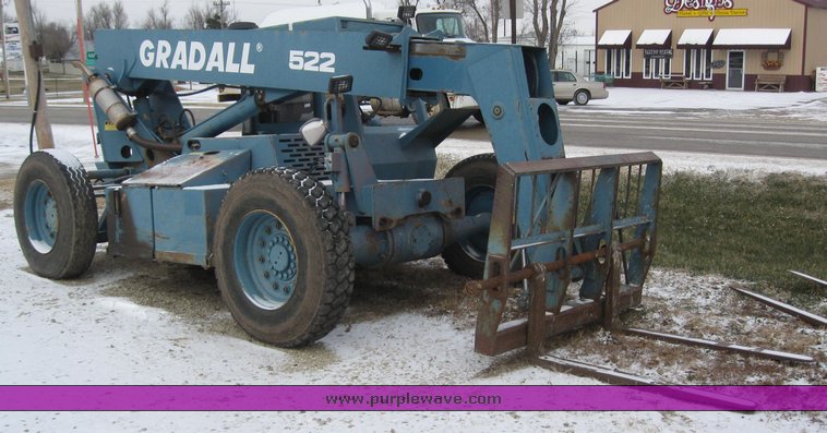 image for item 6621 1987 Gradall 522-25 telehandler