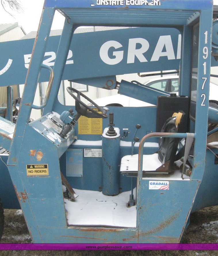 image for item 6621 1987 Gradall 522-25 telehandler