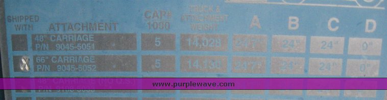 image for item 6621 1987 Gradall 522-25 telehandler