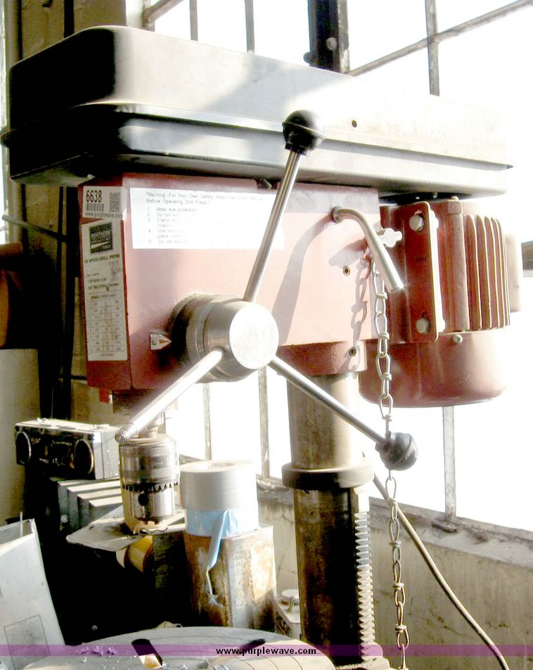 image for item 6638 Northern Industrial 16 speed drill press