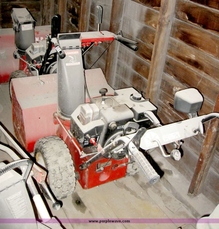 image for item 6683 (2) Snapper snow blowers