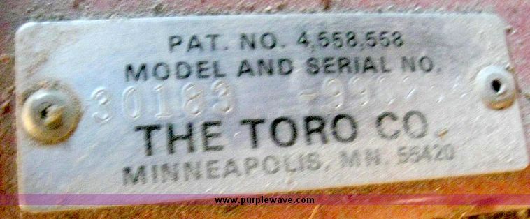 image for item 6692 Toro Proline 62" mower