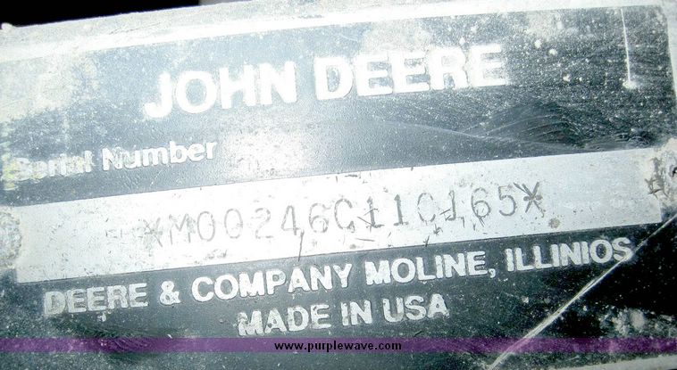 image for item 6701 John Deer 246 mower attachment