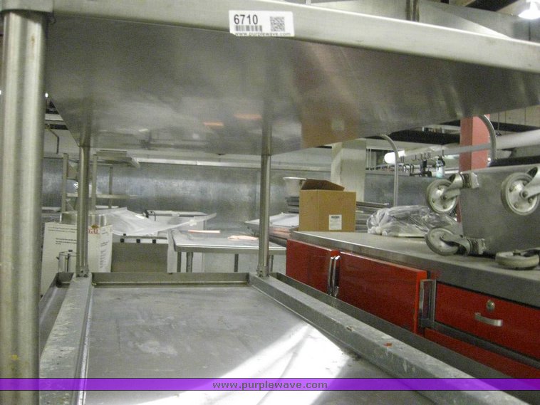 image for item 6710 (2) stainless steel kitchen tables