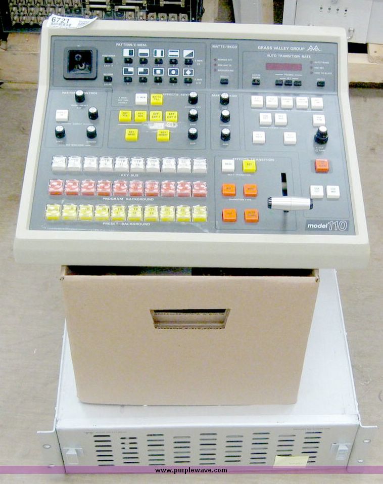 Grass Valley Group 110 video switcher in Des Moines, IA | Item 6721 ...