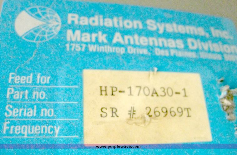 image for item 6734 *Microwave Networks 18-GHz DS3 K-Series radio