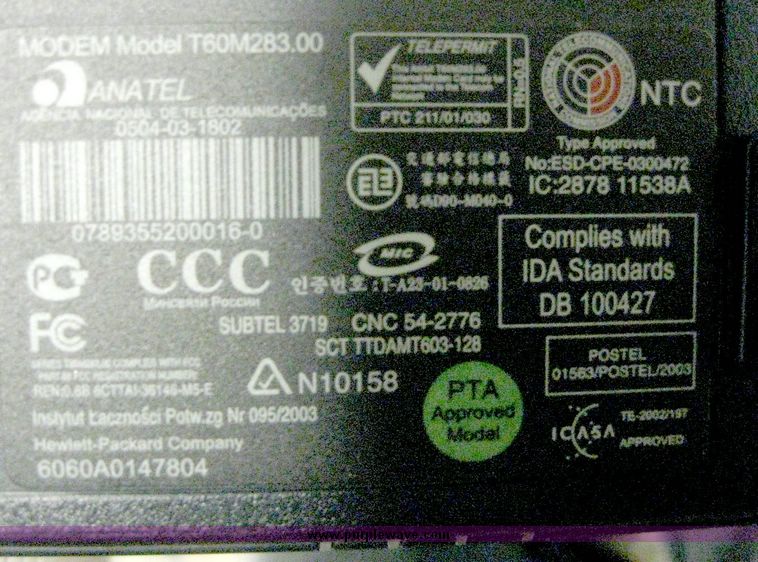 image for item 6754 (2) Compaq NX9010 laptops