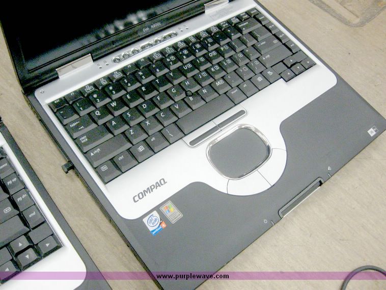 image for item 6776 (2) Compaq EVO N800C laptop computer