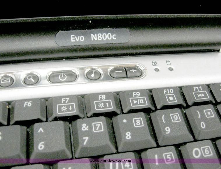 image for item 6776 (2) Compaq EVO N800C laptop computer