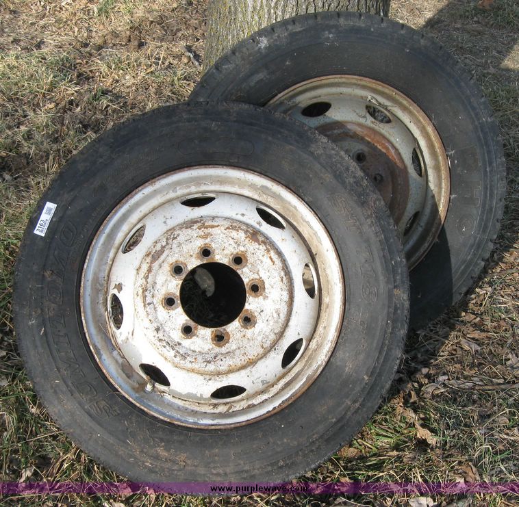 image for item 3163 (2) tires with wheels